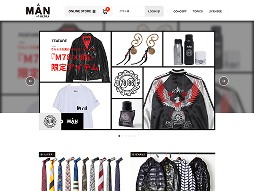 A MAN of ULTRA OFFICIAL SITE & ONLINE STORE