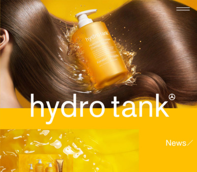 【公式】hydrotank | サロン発想の本格ヘアケアブランド