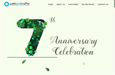 Webandcrafts’ 7th Anniversary