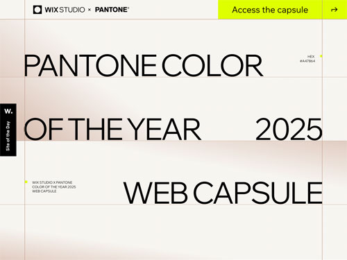 Wix Studio x Pantone Color of the Year 2025