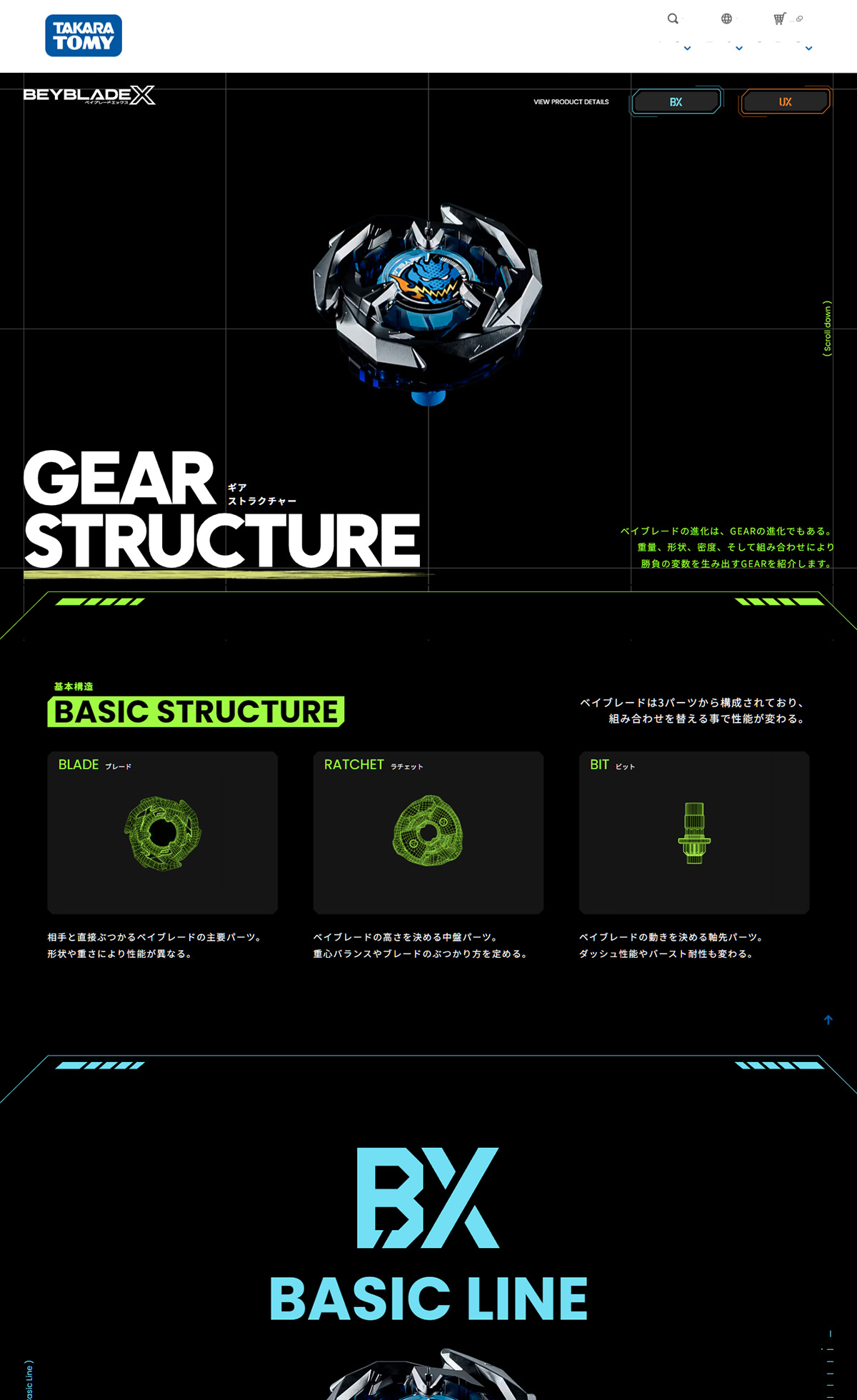 GEAR STRUCTURE｜BEYBLADE X