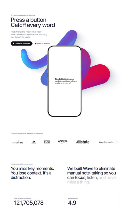 Wave AI Note Taker