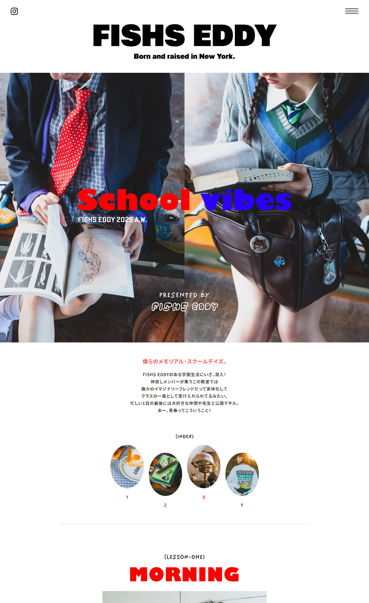 FISHS EDDY(フィッシュエディ) School vibes | niko and …