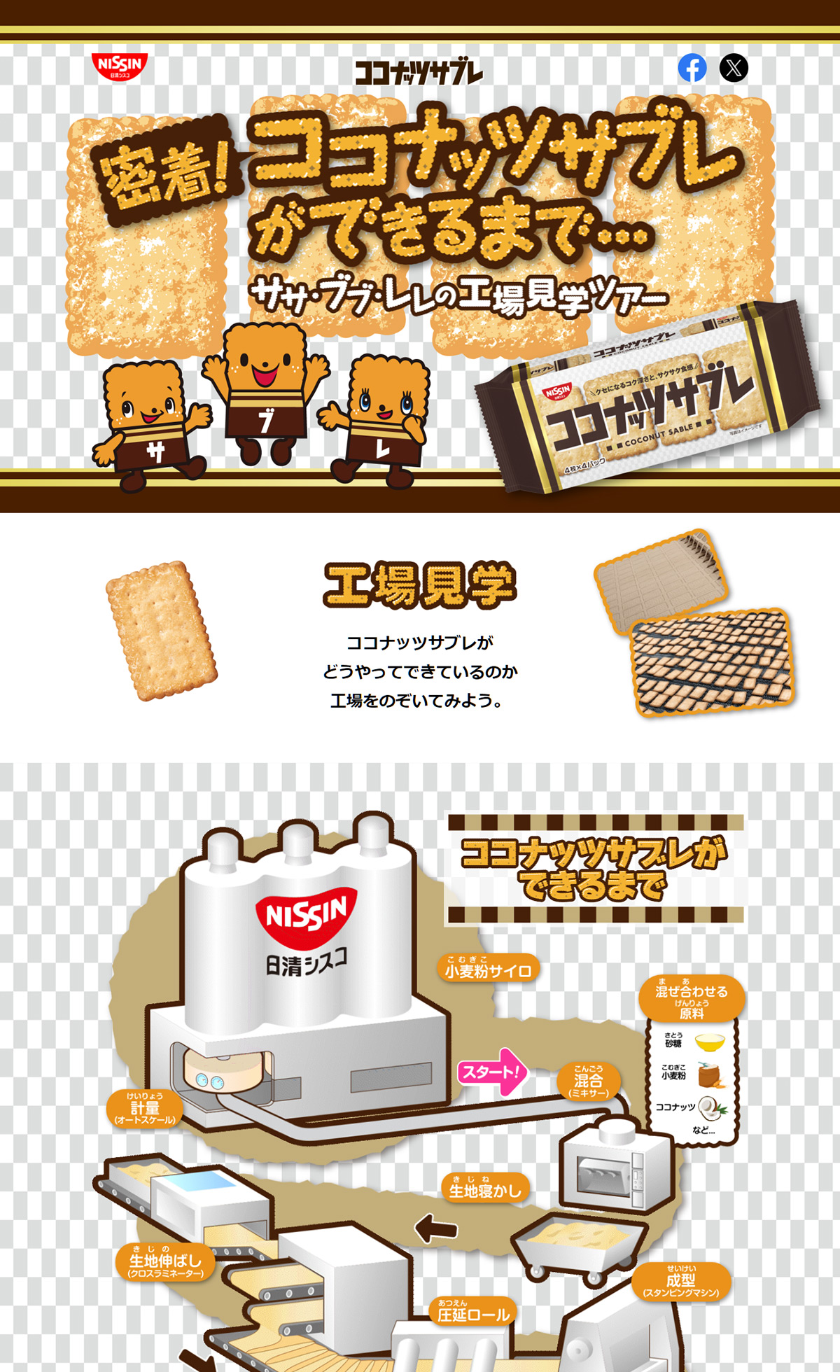 密着！ココナッツサブレができるまで・・・｜日清シスコ