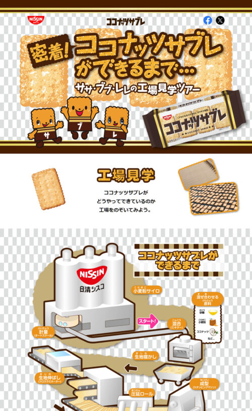 密着！ココナッツサブレができるまで・・・｜日清シスコ