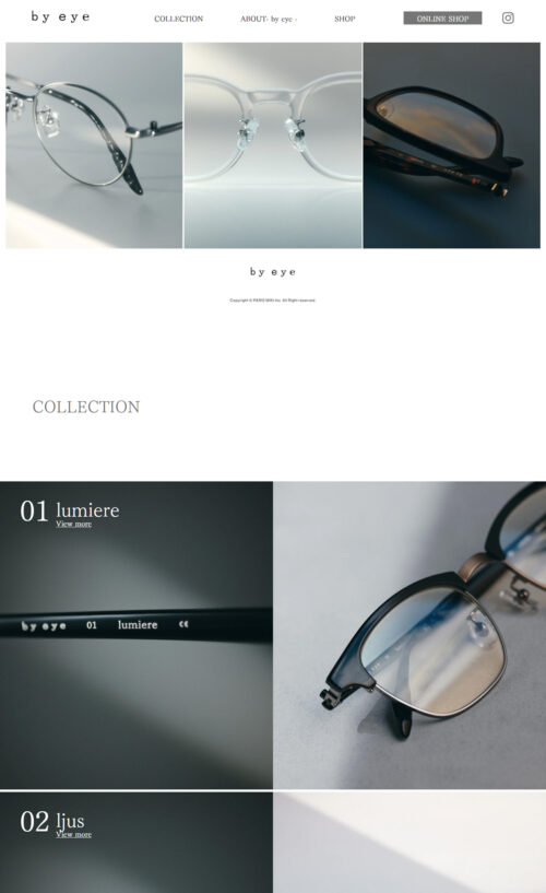 by eye.｜メガネのパリミキ